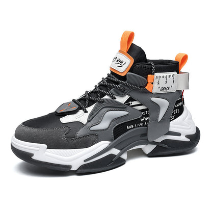 High-top American Retro Tooling Plus Velvet Boots