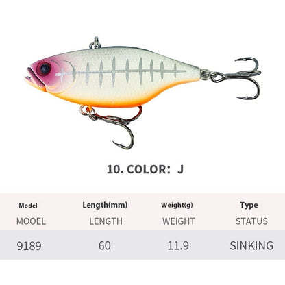 60mm 11.9g Long-range Submerged Biomimetic Bait