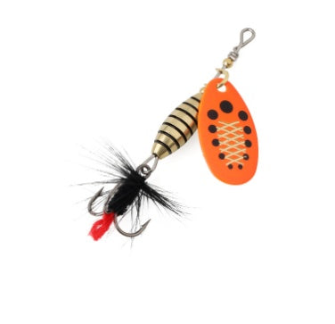 Hard Spinning Sequin Feather Bait High Carbon Steel Three-book Hook