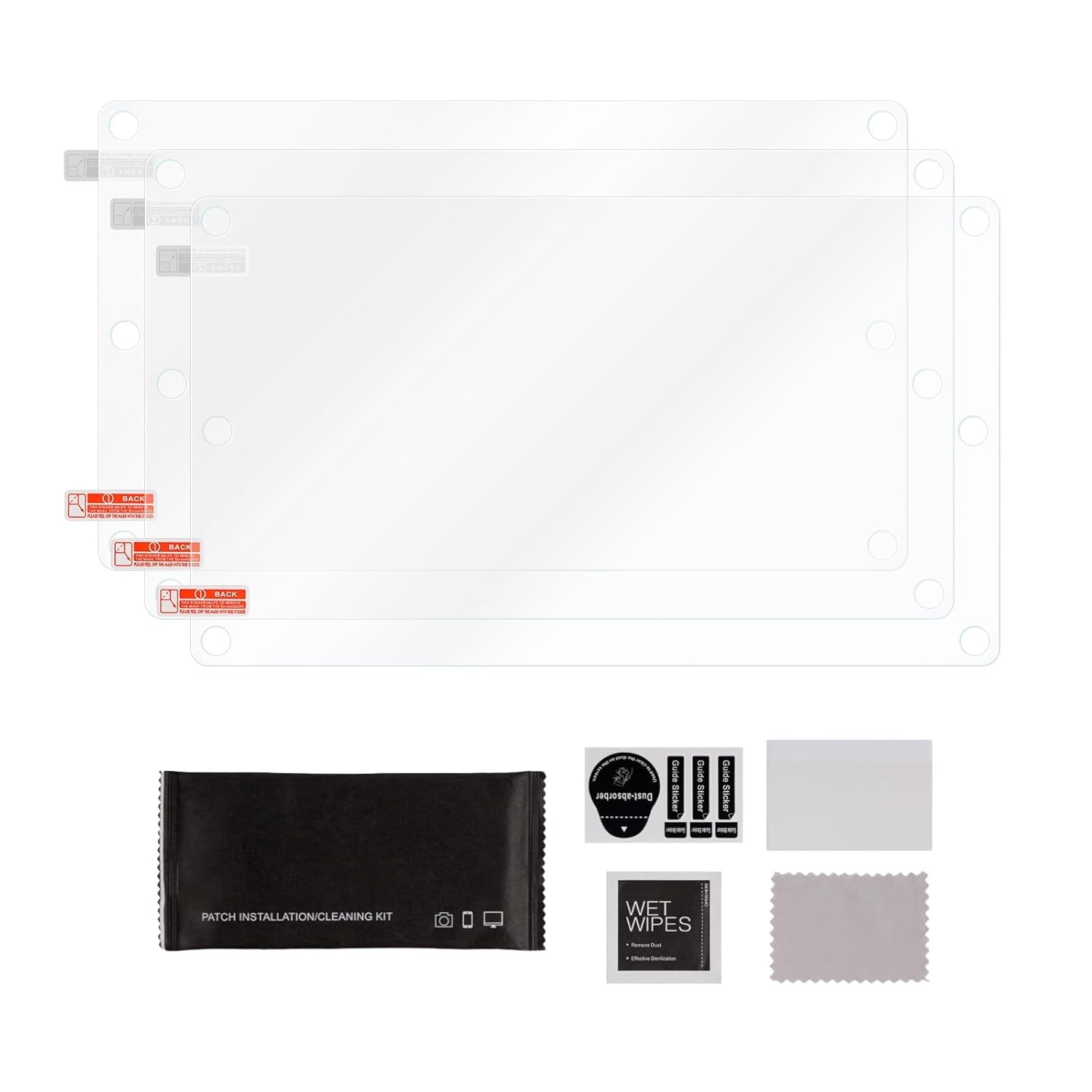 Chitu Systems 3Pcs 3D Printer Screen Protector for Saturn 3 Ultra,10.1 Inch Hole Punched Leak-Proof Screen Protector Film 269x156mm