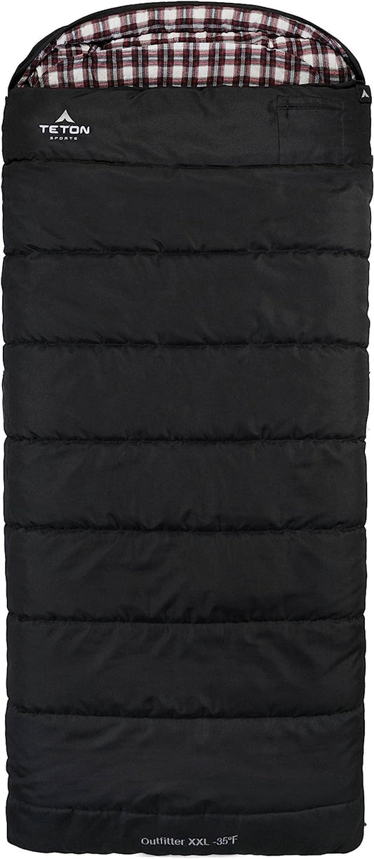 Teton Celsius XXL Sleeping Bag, Cold Weather Sleeping Bags for Adults and Kids, Camping Made Easy and Warm. Compression Sack Included, 35F, 25F, 0F, 20F Degree
