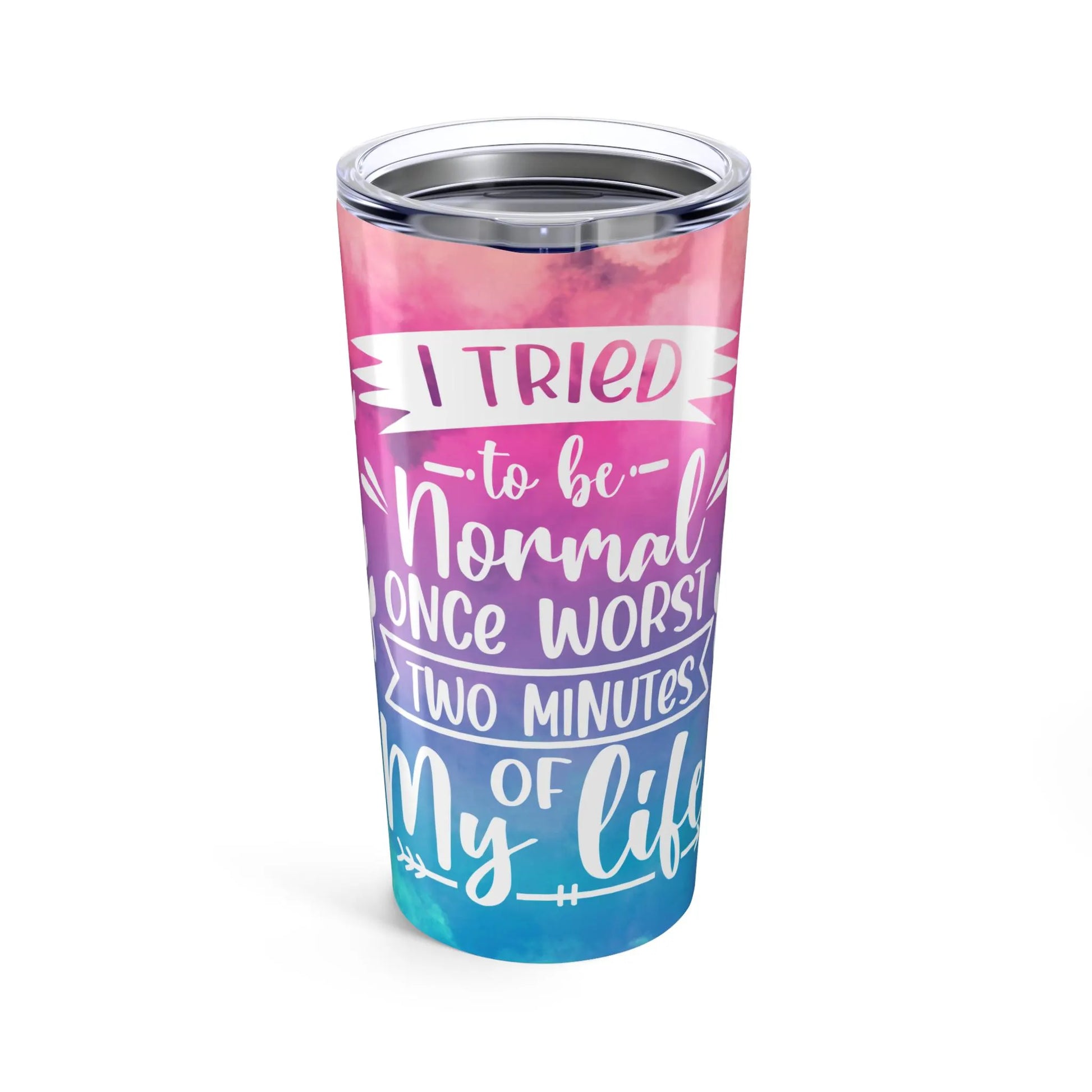 Tie-Dye Sassy 20Oz Tumbler | Fun, Quotes, Party Cup, Tie-Dye Cup, Gift for Friend, Stainless Steel
