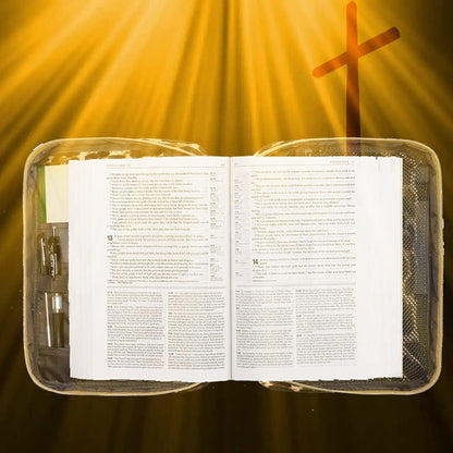 Bible Covers for Women Girls Bible Case Large Size with Pockets Strap Zipper LDS Bible Book Carrying Case for Mother Ladies Inspiring Christmas Gifts Bible Journal Protective Carrier Church Floral