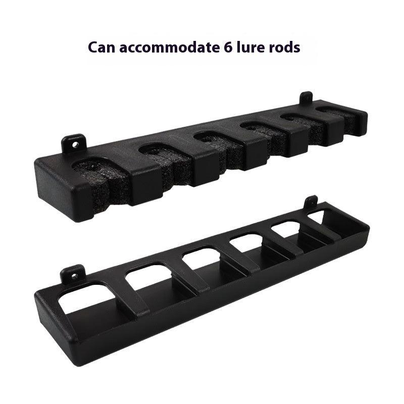 Rod Display Stand Wall-mounted Vertical Wall Fishing Gear Storage Rack