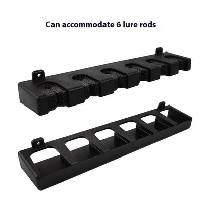 Rod Display Stand Wall-mounted Vertical Wall Fishing Gear Storage Rack