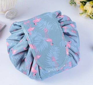 Animal Printing Large Capacity Drawstring Lazy Cosmetic Storage Bag