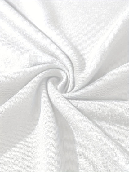 Large Men's Casual Fashion Sports T-shirt, Faith Pattern Round Neck Comfortable T-shirt Summer Clothing