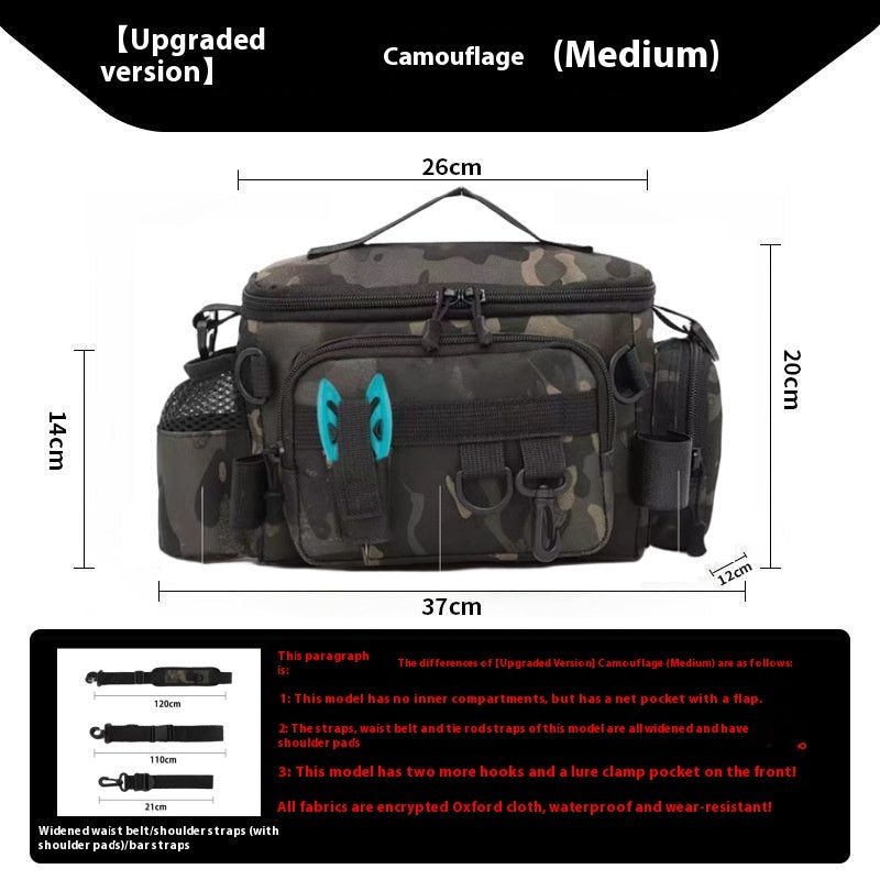 Fishing Gear Luya Crossbody Multi Functional Storage Bag