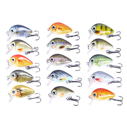 New Style Mini Rock Fishing Lure 1.5g Small Lure Set 5 Color Boxed Wholesale Printing Lure Lure