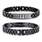 VNOX Personalized Religious Jewelry-Engraved Inspirational Christian Faith Bible Verse Quote Wristbands Elegant Link Bracelet Encouragement Gift,Cassic Watch Band Strap Design
