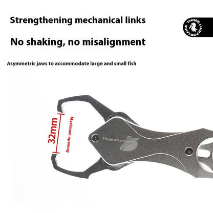 Multifunctional Fishing Apparatus Aluminum Alloy Giant Fish Tongs With Weighing Control