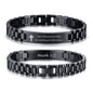 VNOX Personalized Religious Jewelry-Engraved Inspirational Christian Faith Bible Verse Quote Wristbands Elegant Link Bracelet Encouragement Gift,Cassic Watch Band Strap Design