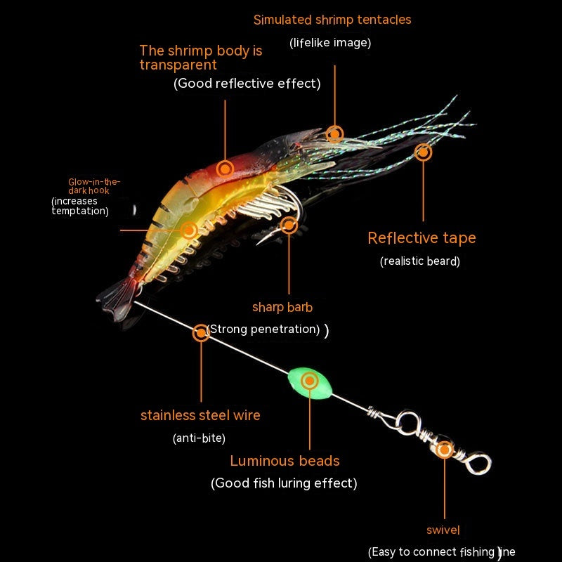 Luer Soft Lure With Hook