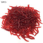 Fishy red worm bionic bait
