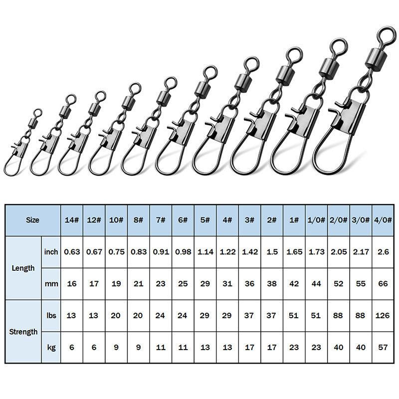 8-shaped Ring American Swivel B- Type Pin Quick Connector Lure Fishing Supplies Connection 8-word Ring