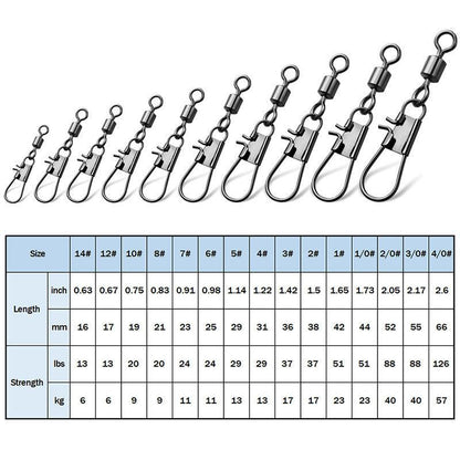 8-shaped Ring American Swivel B- Type Pin Quick Connector Lure Fishing Supplies Connection 8-word Ring
