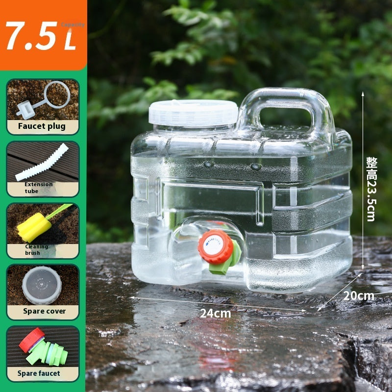Outdoor Bucket Household Water Breaker Car Camping With Faucet