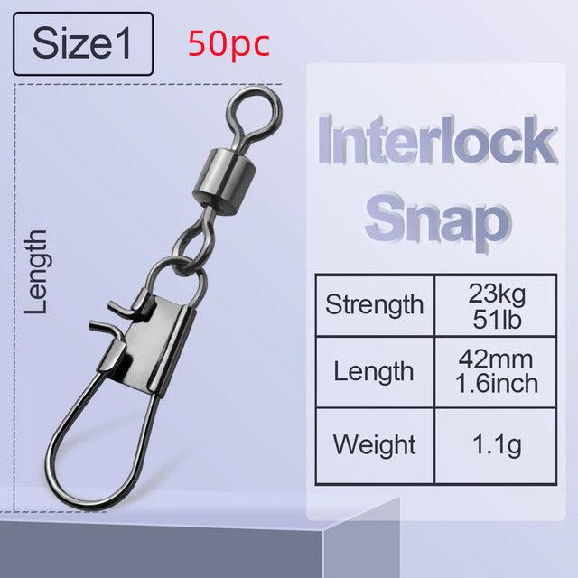 8-shaped Ring American Swivel B- Type Pin Quick Connector Lure Fishing Supplies Connection 8-word Ring