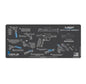 Cerus Gear Gun Cleaning Mats Cerus Gear S&W M&P Instructional 3mm ProMat 12" x 27" - Charcoal Gray