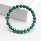 Cross Faith Color Malachite Beaded Bracelet