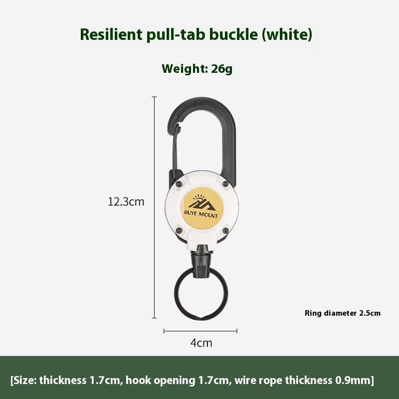 Outdoor Camping Tactical Easy Pull Retractable Buckle
