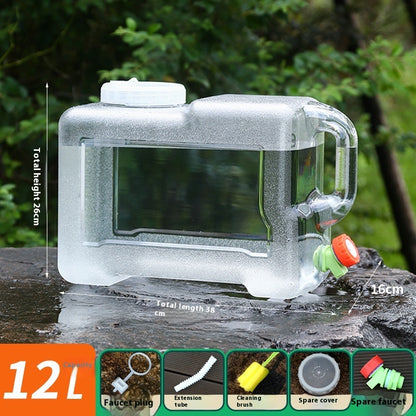 Outdoor Bucket Household Water Breaker Car Camping With Faucet