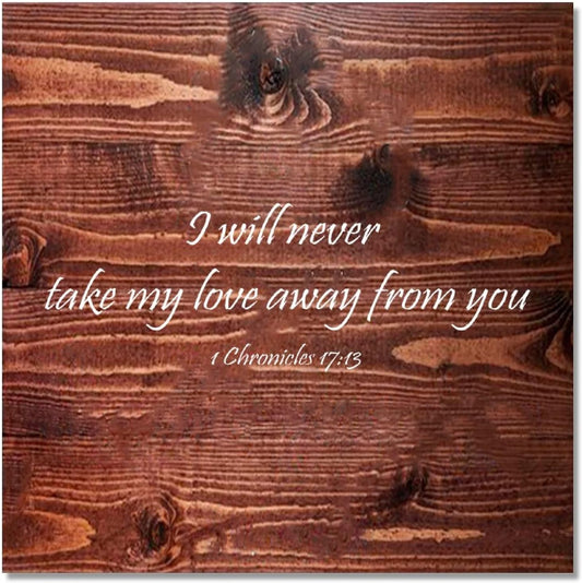 Wood Sign with Bible Verse Wooden Hanging Sign Pallet Inspirational Coffee Signs Vintage Farmhouse Quotes Wall Living Room Kitchen Home Office Decor Easy to Decorate Our First Home Sign
