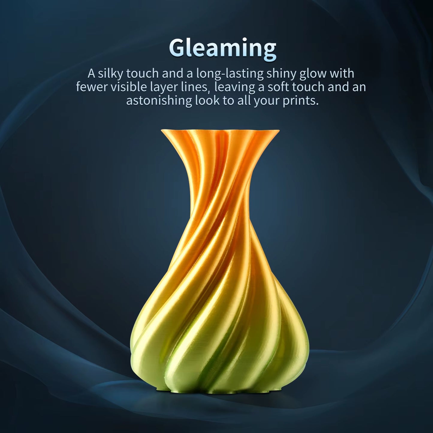 ANYCUBIC Silk PLA 3D Printer Silk Filament 1.75Mm 3D Printing Material PLA Filament for FDM 3D Printer S1C Kobar 3 Max