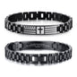 VNOX Personalized Religious Jewelry-Engraved Inspirational Christian Faith Bible Verse Quote Wristbands Elegant Link Bracelet Encouragement Gift,Cassic Watch Band Strap Design