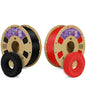 OVERTURE 3D Printer Filament 2kg, TPU Filament Fit Most FDM 3D Printers, 1kg per Spool, Pack of 2, TPU Black+TPU Red
