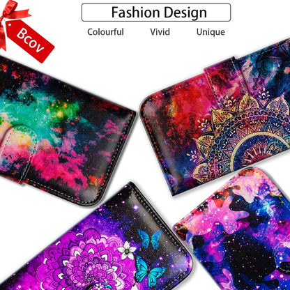 Case for iPhone 16e,Sunflower Bee Flip Phone Case Wallet Cover with Card Slot Holder Kickstand Case for iPhone 16e