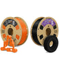 OVERTURE 3D Printer Filament 2kg, PETG Filament and PLA Filament Fit Most FDM 3D Printers, 1kg per Spool, Pack of 2, PETG Orange+TPU Black
