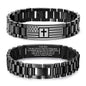 VNOX Personalized Religious Jewelry-Engraved Inspirational Christian Faith Bible Verse Quote Wristbands Elegant Link Bracelet Encouragement Gift,Cassic Watch Band Strap Design