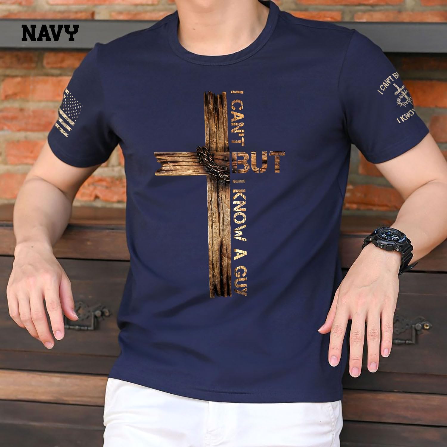 I Cant But I Know A Guy T Shirt, Jesus Shirt, Christian Shirts for Men, Christian Shirts, Christian T Shirts 1