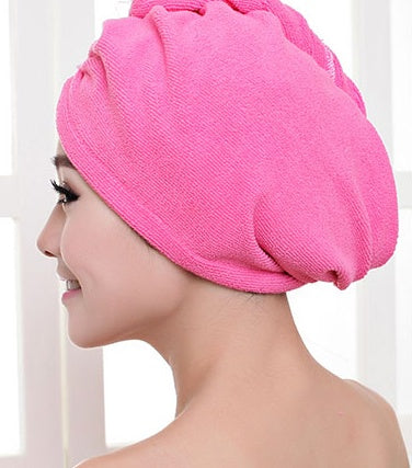 Women's Hair Dryer Cap, Absorbent Dry Hair Towel