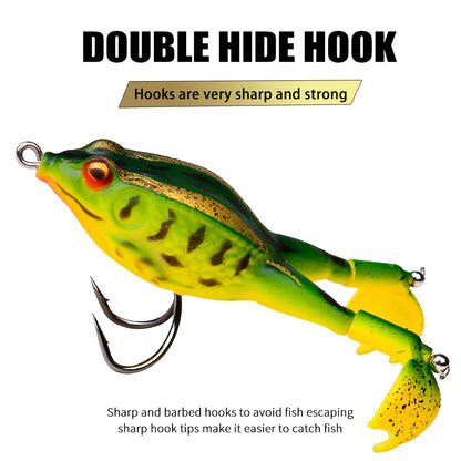 Rotating Legs Thunder Frog Luer Soft Lure