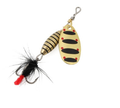 Hard Spinning Sequin Feather Bait High Carbon Steel Three-book Hook
