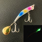 Luminous iron plate lead fish throwing lure lure