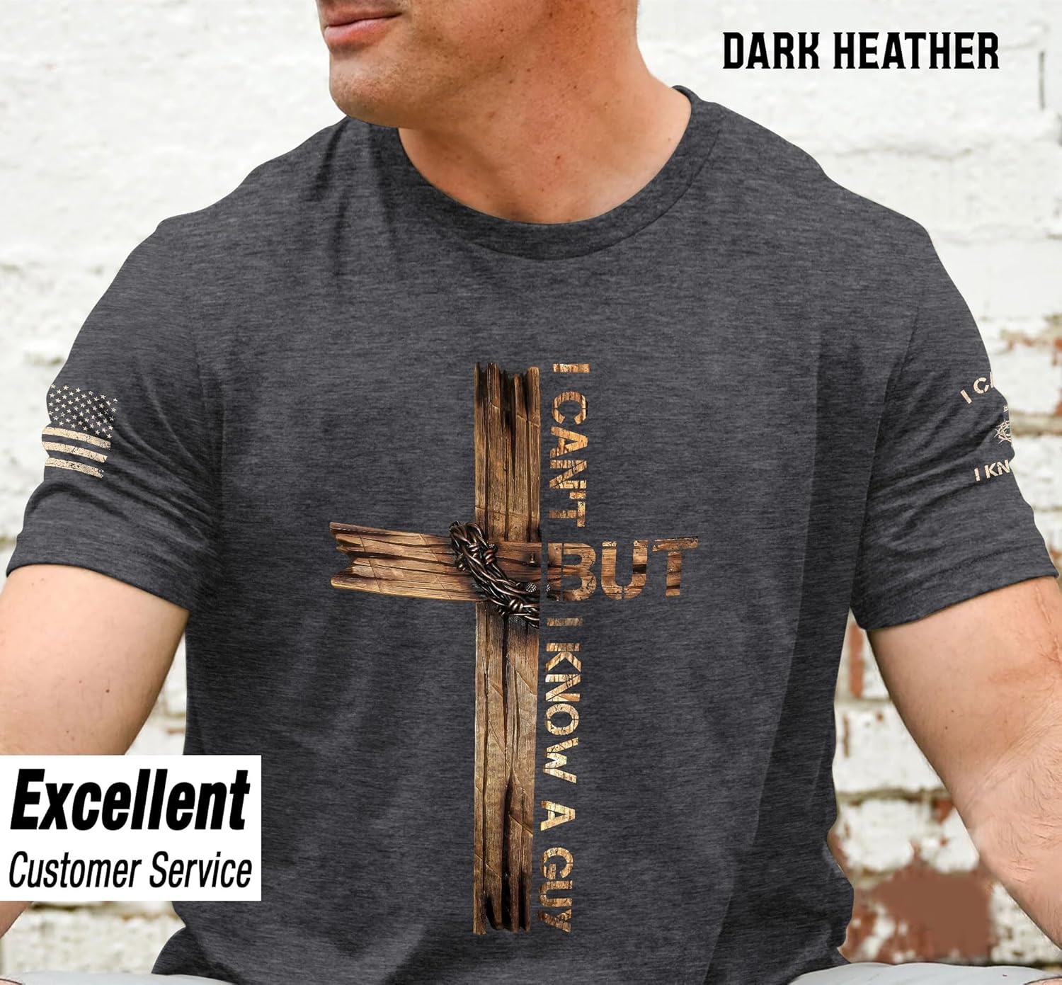 I Cant But I Know A Guy T Shirt, Jesus Shirt, Christian Shirts for Men, Christian Shirts, Christian T Shirts 1