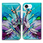 Case for iPhone 16e,Sunflower Bee Flip Phone Case Wallet Cover with Card Slot Holder Kickstand Case for iPhone 16e