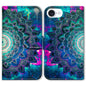 Case for iPhone 16e,Sunflower Bee Flip Phone Case Wallet Cover with Card Slot Holder Kickstand Case for iPhone 16e