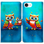 Case for iPhone 16e,Sunflower Bee Flip Phone Case Wallet Cover with Card Slot Holder Kickstand Case for iPhone 16e