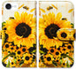 Case for iPhone 16e,Sunflower Bee Flip Phone Case Wallet Cover with Card Slot Holder Kickstand Case for iPhone 16e