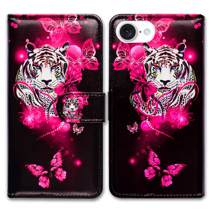 Case for iPhone 16e,Sunflower Bee Flip Phone Case Wallet Cover with Card Slot Holder Kickstand Case for iPhone 16e