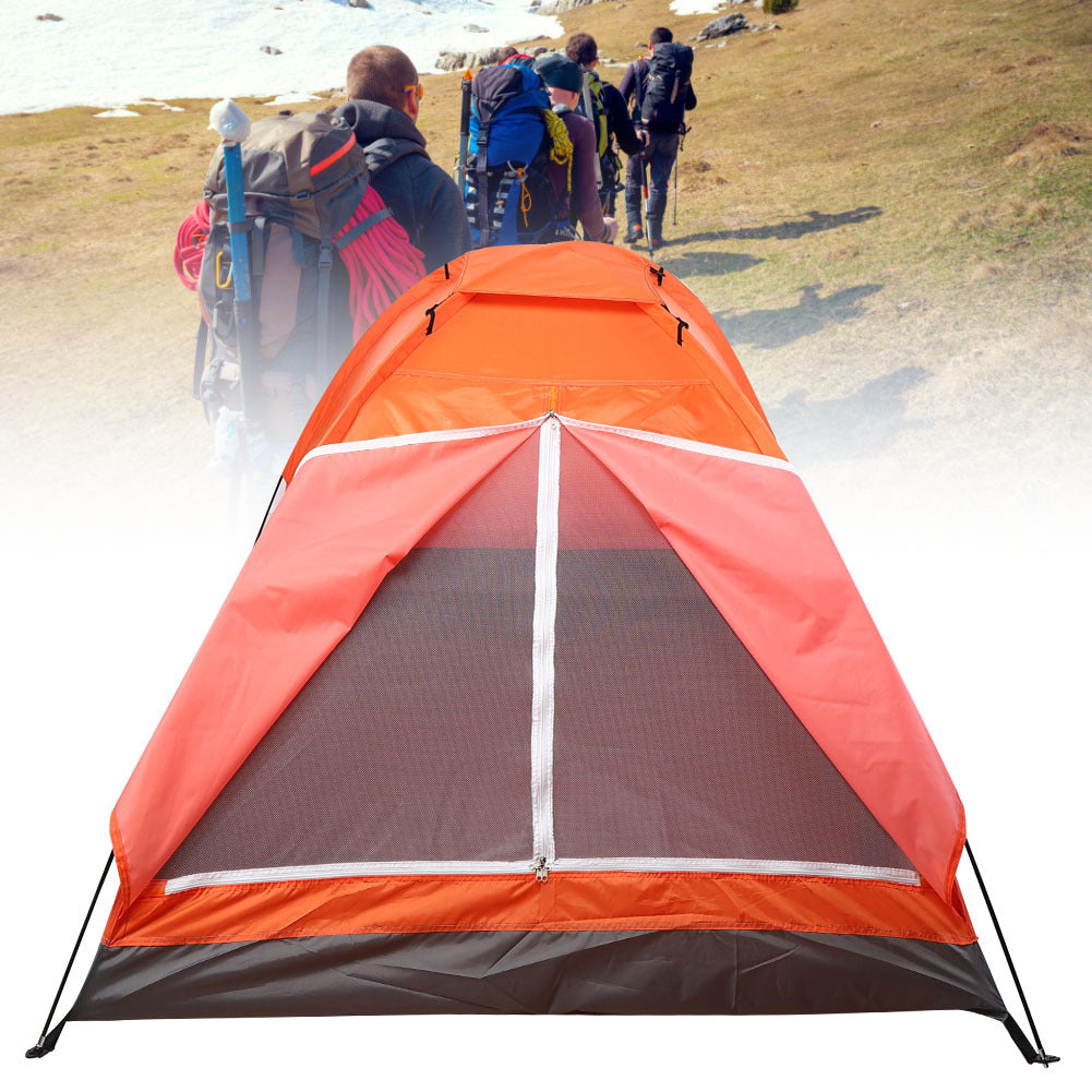 Outdoor Double Person Single Layer Tent for Camping Climbing Fishing Beach