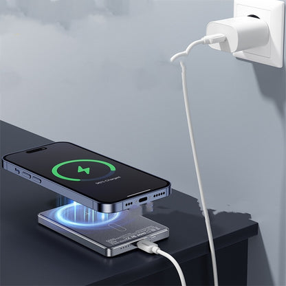 Cross-boundary Magnetic Portable Wireless Charging Power Supply