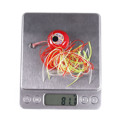 Lead Sinker Multi-color Big Head Lead Bait 80g Sea Fishing Hook Lead Head Hook Lure