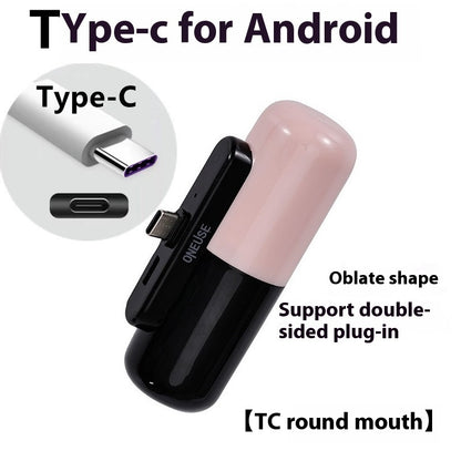 Capsule Android Portable Fast Charge Power Bank