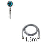 Propeller Driven Shower Head With Stop Button And Cotton Filter Turbocharged High Pressure Handheld Shower Nozzle