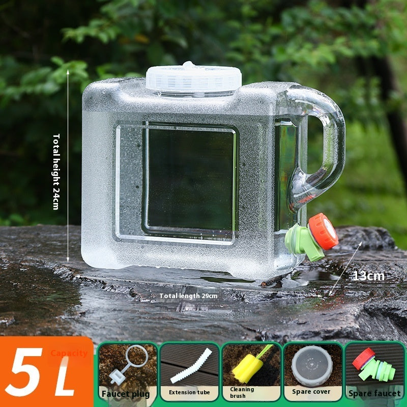 Outdoor Bucket Household Water Breaker Car Camping With Faucet